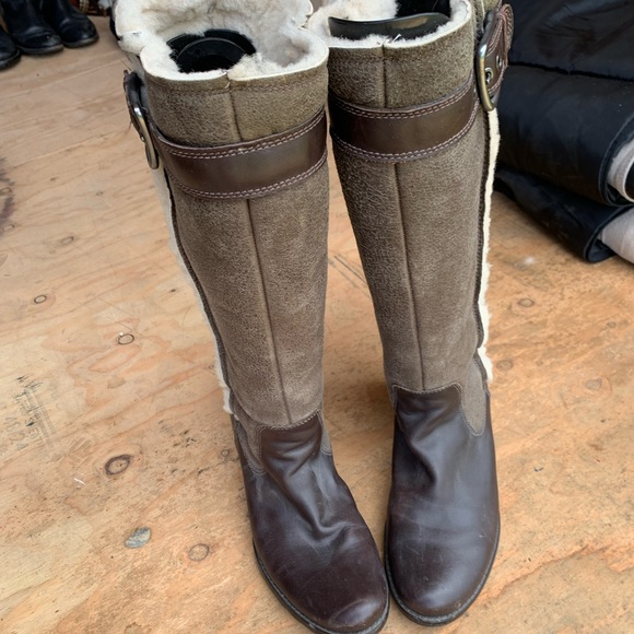 Ecco Wool Lined Boots - Picture 2 of 6